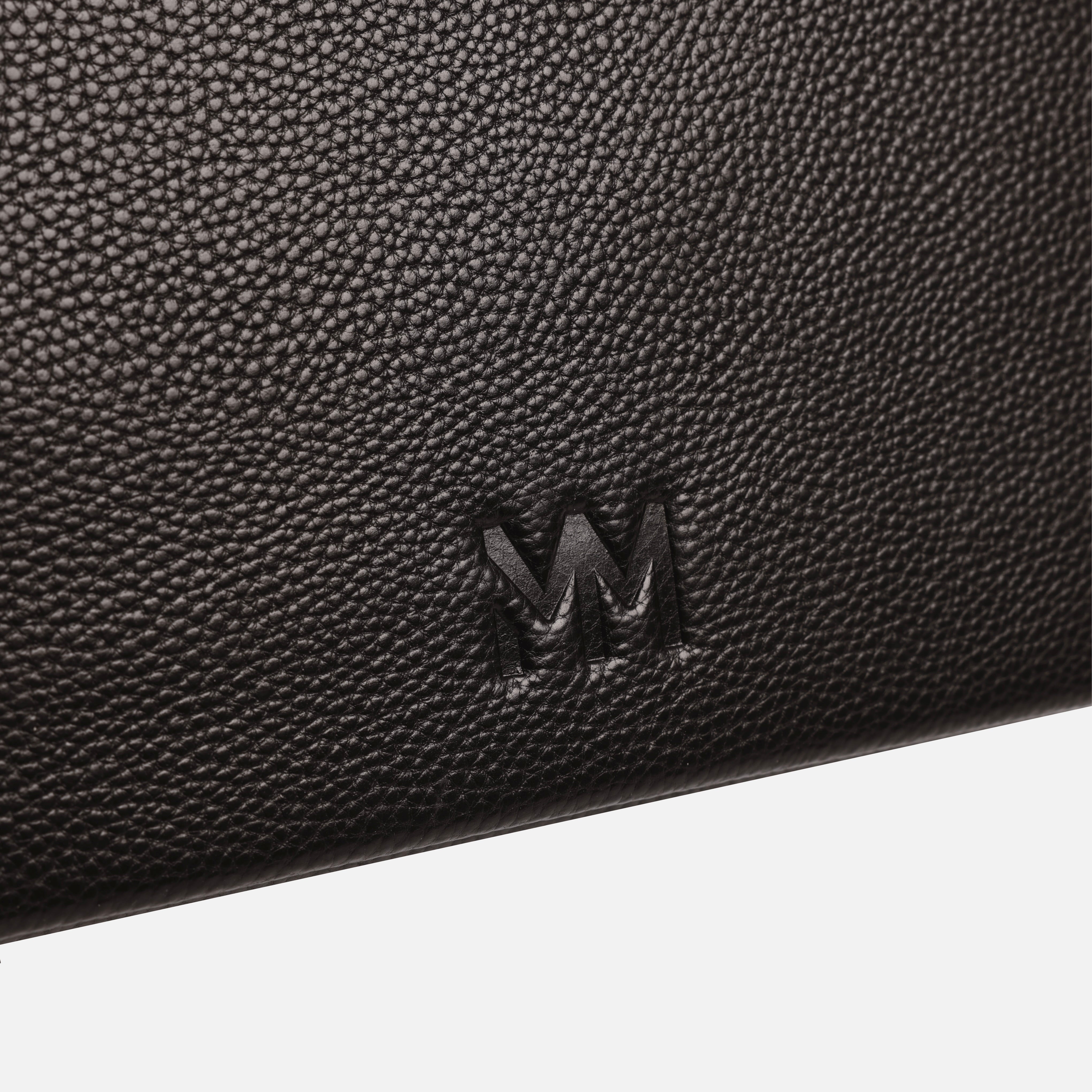 MM London Black Messenger Crossbody Bag